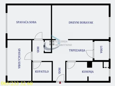 Sale, three bedroom apartment, 70m², Stari Košutnjak, Rakovica - image 5