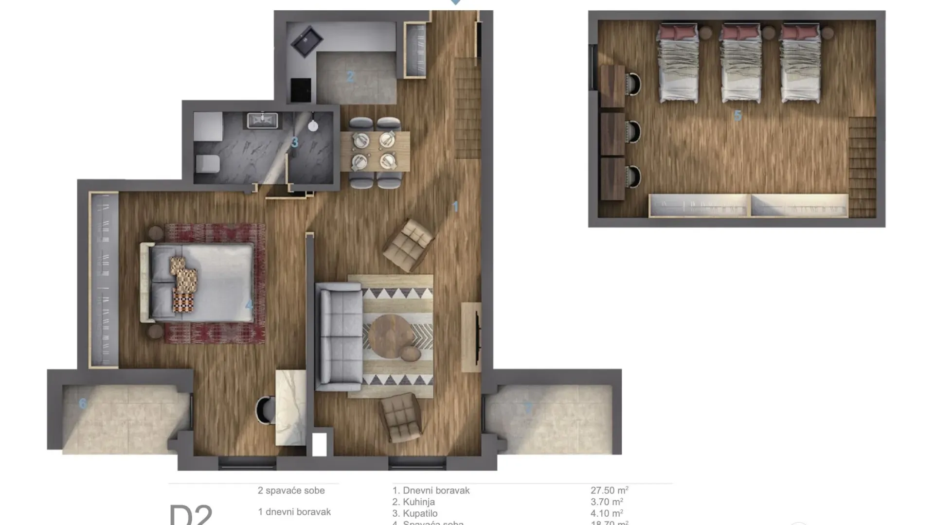 Sale, apartment, 103m², Kolašin, Crna Gora