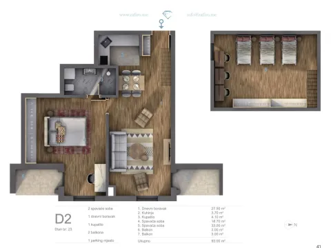 Prodaja, stan, 103m², Kolašin, Crna Gora - image 8