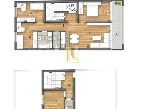 Sale, four bedroom apartment, 103m², Bulevar patrijarha Pavla, Novi Sad Sve Podlokacije