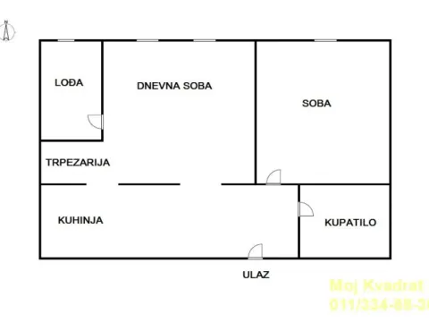 Prodaja, dvosoban stan, 44m², Stari Grad, Beograd - image 11