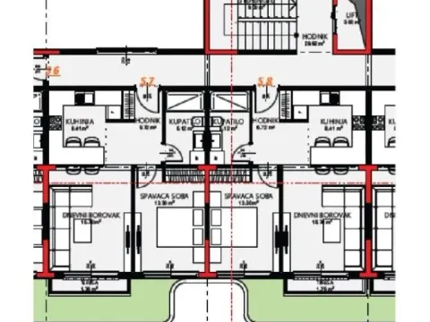 Sale, one bedroom apartment, 51m², Pinješ, Ulcinj - image 6