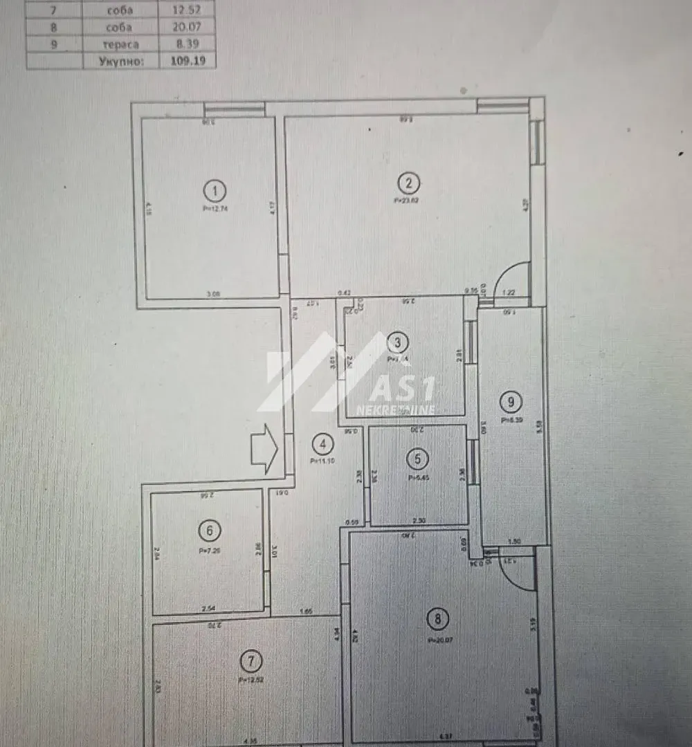 Prodaja, četvorosoban stan, 114m², Mišeluk, Petrovaradin