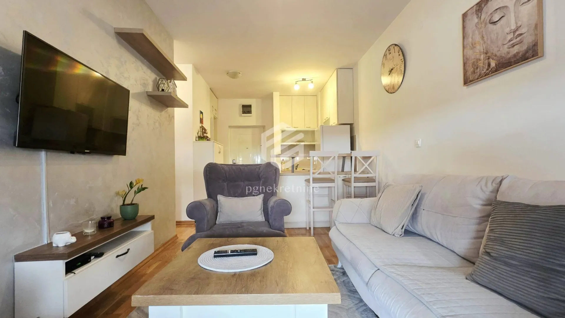 Rent, one bedroom apartment, 40m², Tuški Put, Podgorica