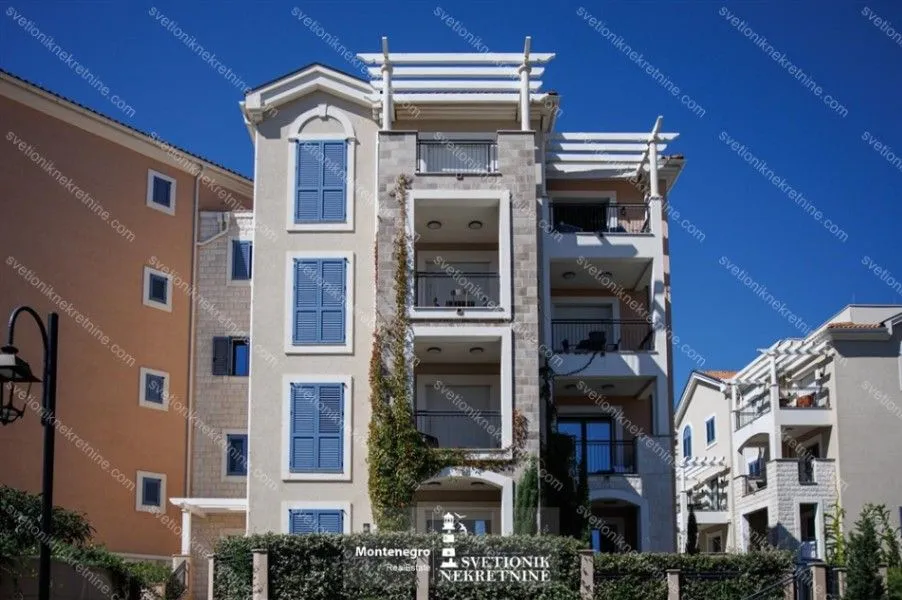 Prodaja, dvosoban stan, 50m², Luštica Bay, Tivat