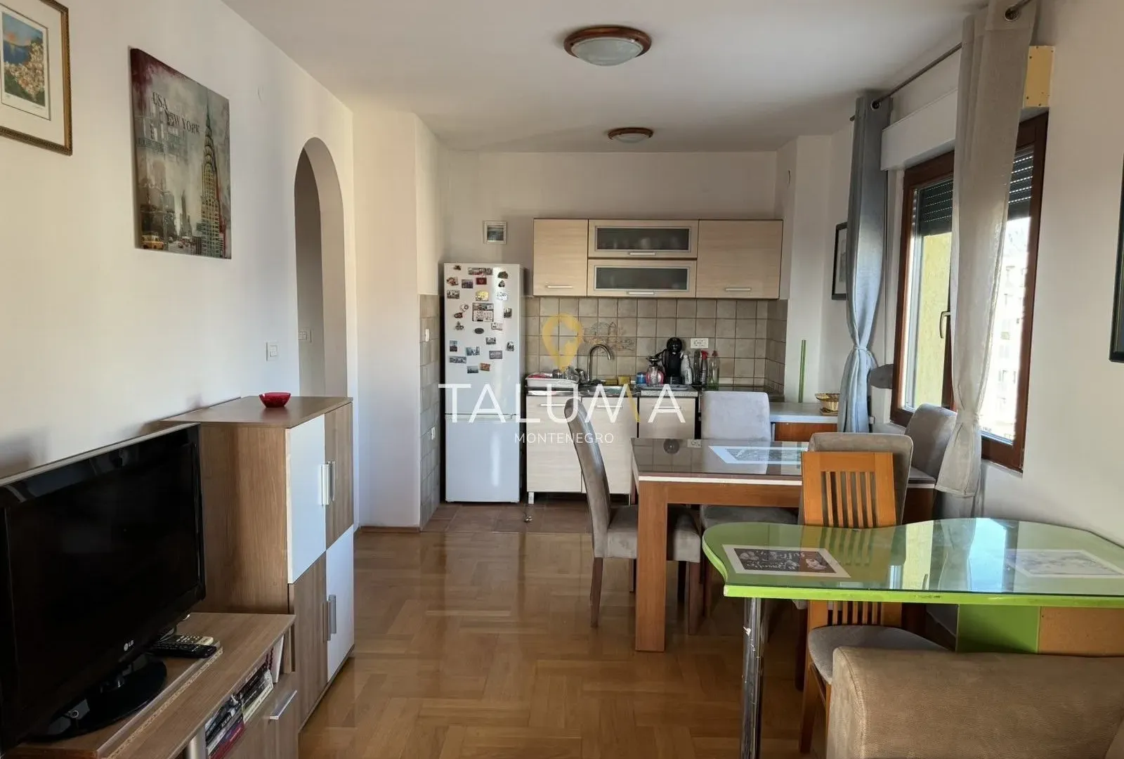 Rent, one bedroom apartment, 52m², Stari Aerodrom, Podgorica