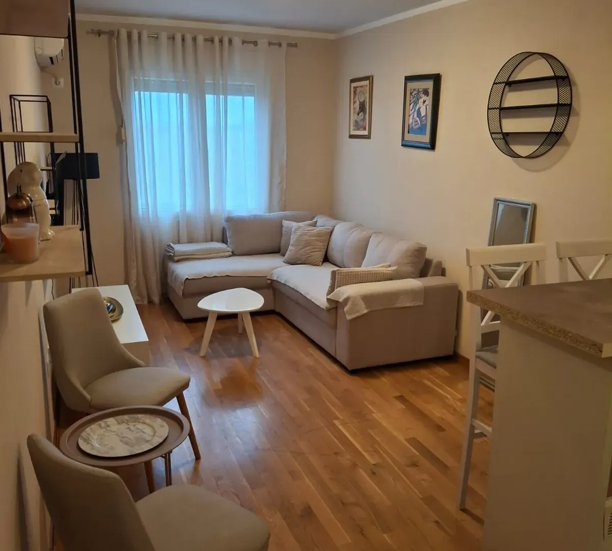 Rent, one bedroom apartment, 33m², Zabjelo, Podgorica