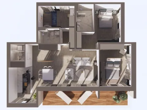 Prodaja, trosoban stan, 124m², Komoševina, Budva - image 14