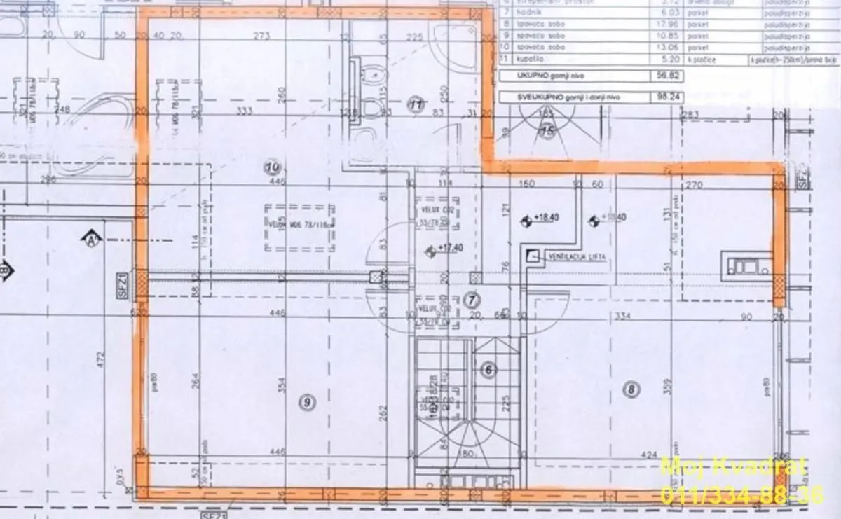 Prodaja, četvorosoban stan, 110m², Đeram Pijaca, Beograd