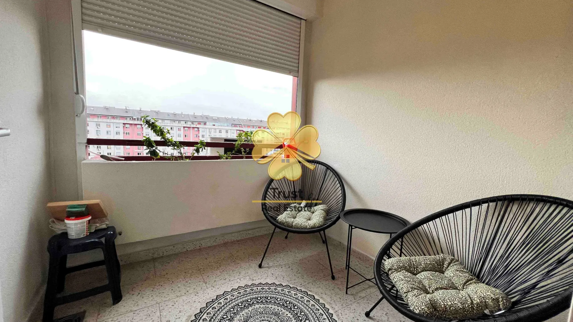 Rent, one bedroom apartment, 53m², Blok 5, Podgorica