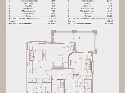 Sale, house, 268m², Reževići, Budva - image 13
