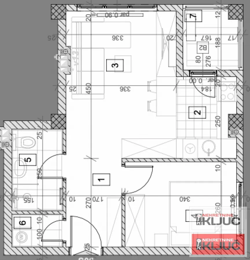 Prodaja, jednosoban stan, 40m², Salajka, Novi Sad Sve Podlokacije