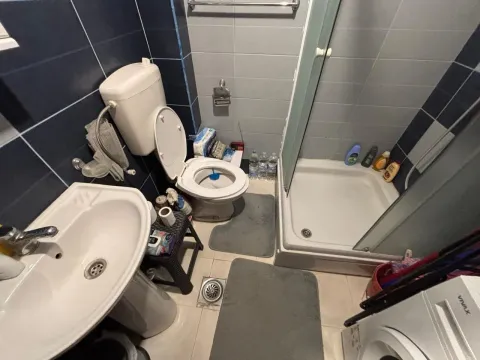 Manje kupatilo sa tuš kabinom, umivaonikom i toaletom. - image 3