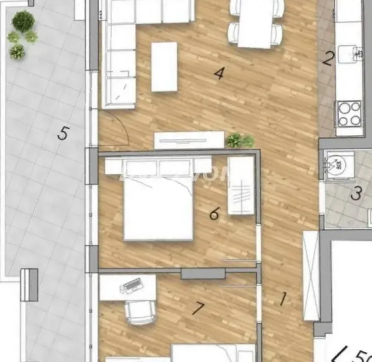Prodaja, trosoban stan, 68m², Podbara, Novi Sad Sve Podlokacije
