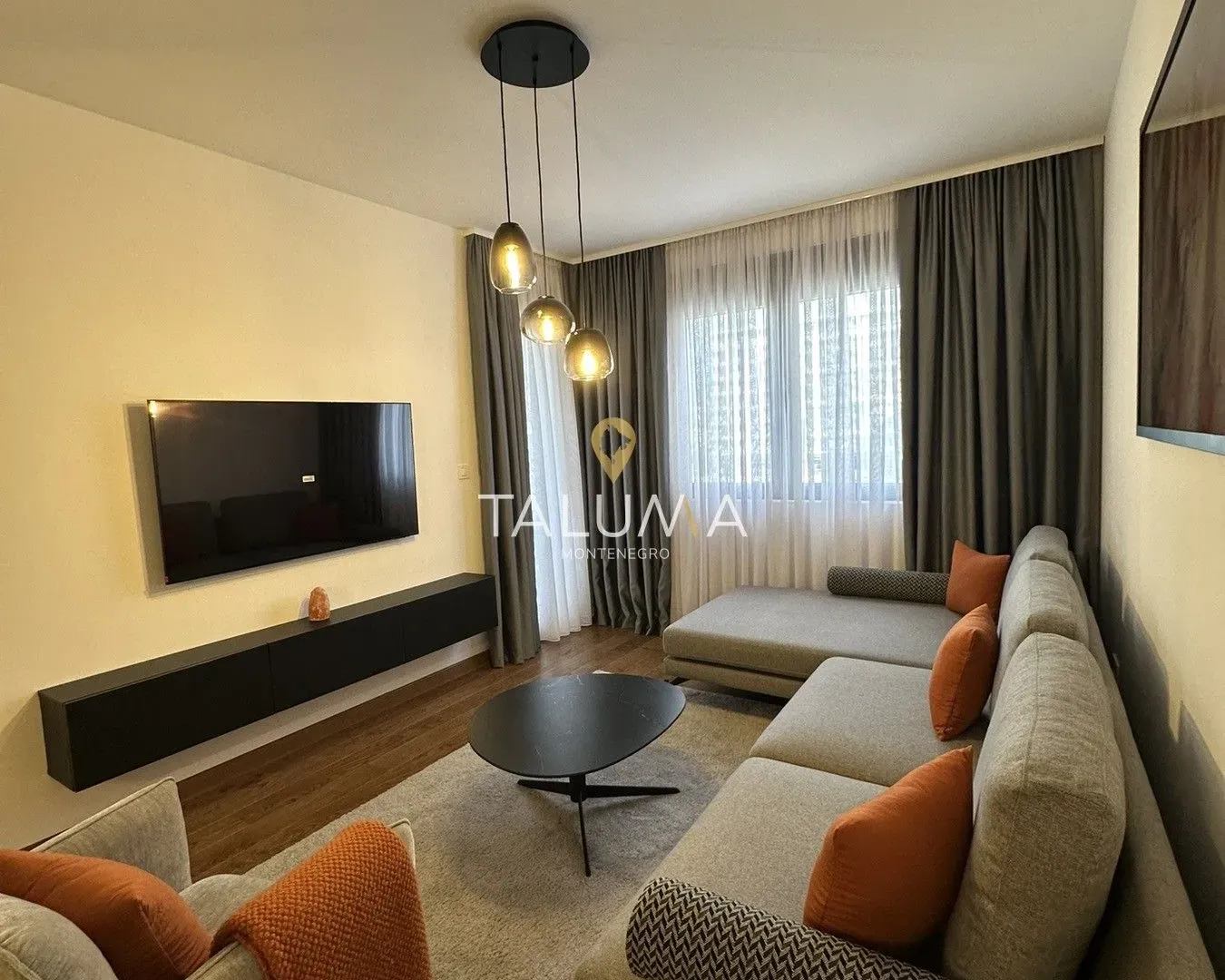 Rent, one bedroom apartment, 52m², Tološi, Podgorica