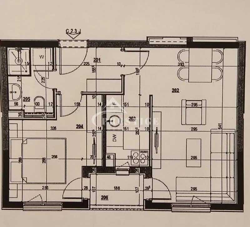 Sale, one bedroom apartment, 41m², Zabjelo, Podgorica
