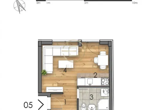 Prodaja, garsonjera, 24m², Detelinara, Novi Sad Sve Podlokacije - image 2