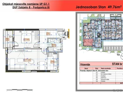 Sale, one bedroom apartment, 49m², Zabjelo, Podgorica - image 5