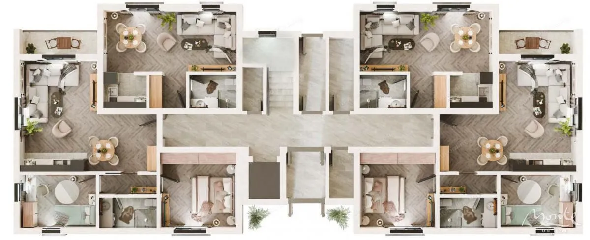 Sale, one bedroom apartment, 48m², Radanovići, Kotor