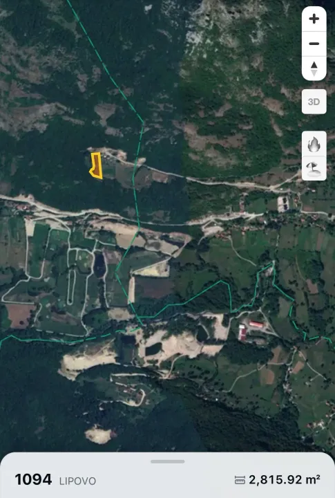 Prodaja, plac, 2815m², Donje Lipovo, Kolašin