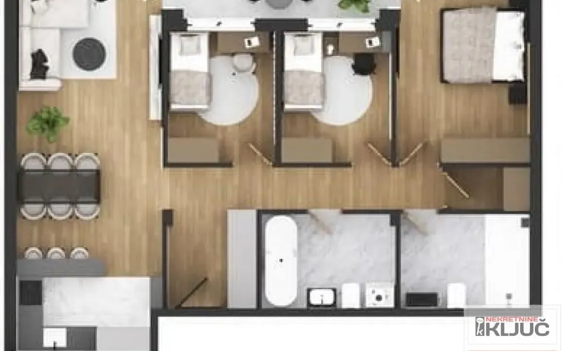 Prodaja, četvorosoban stan, 98m², Adice, Novi Sad Sve Podlokacije