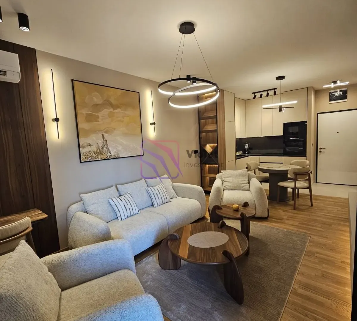 Rent, one bedroom apartment, 47m², Stari Aerodrom, Podgorica