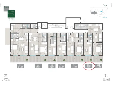 Sale, studio apartment, 29m², Centar, Tivat - image 6