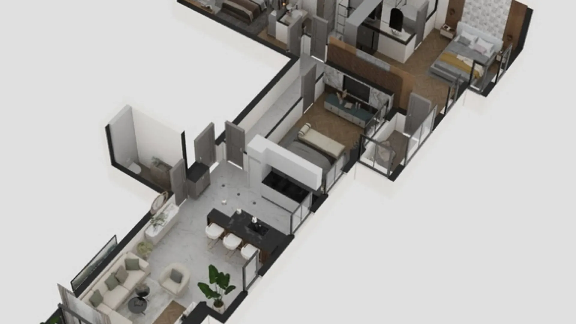 Sale, two bedroom apartment, 40m², Budva, Crna Gora