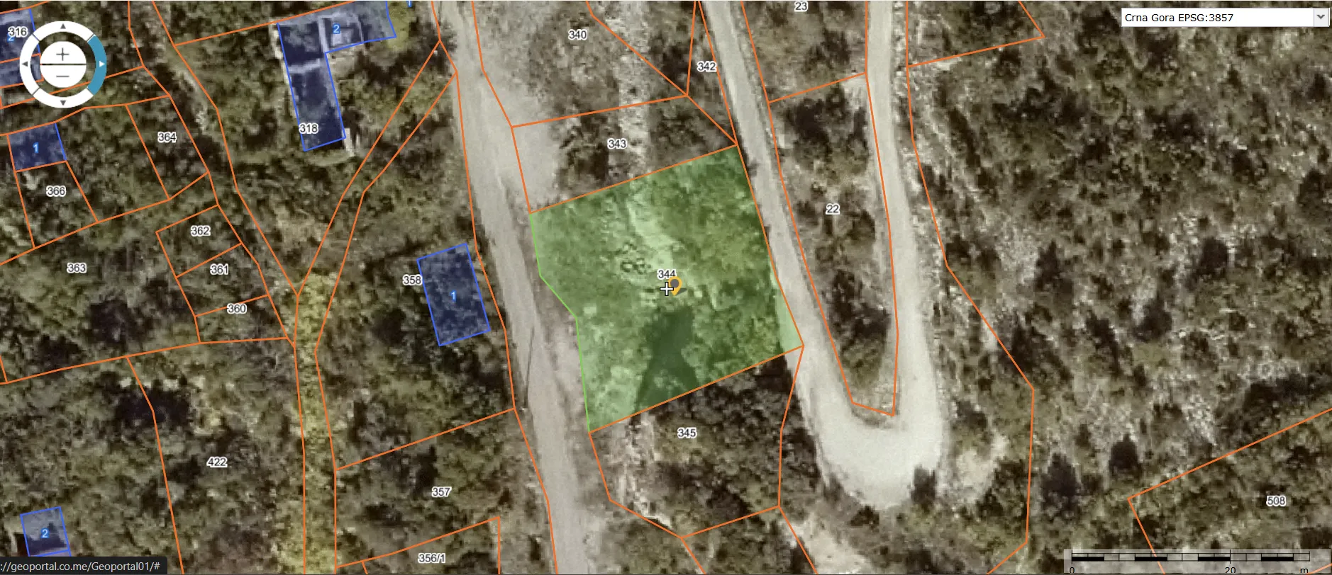 Prodaja, plac, 770m², Glavati, Kotor