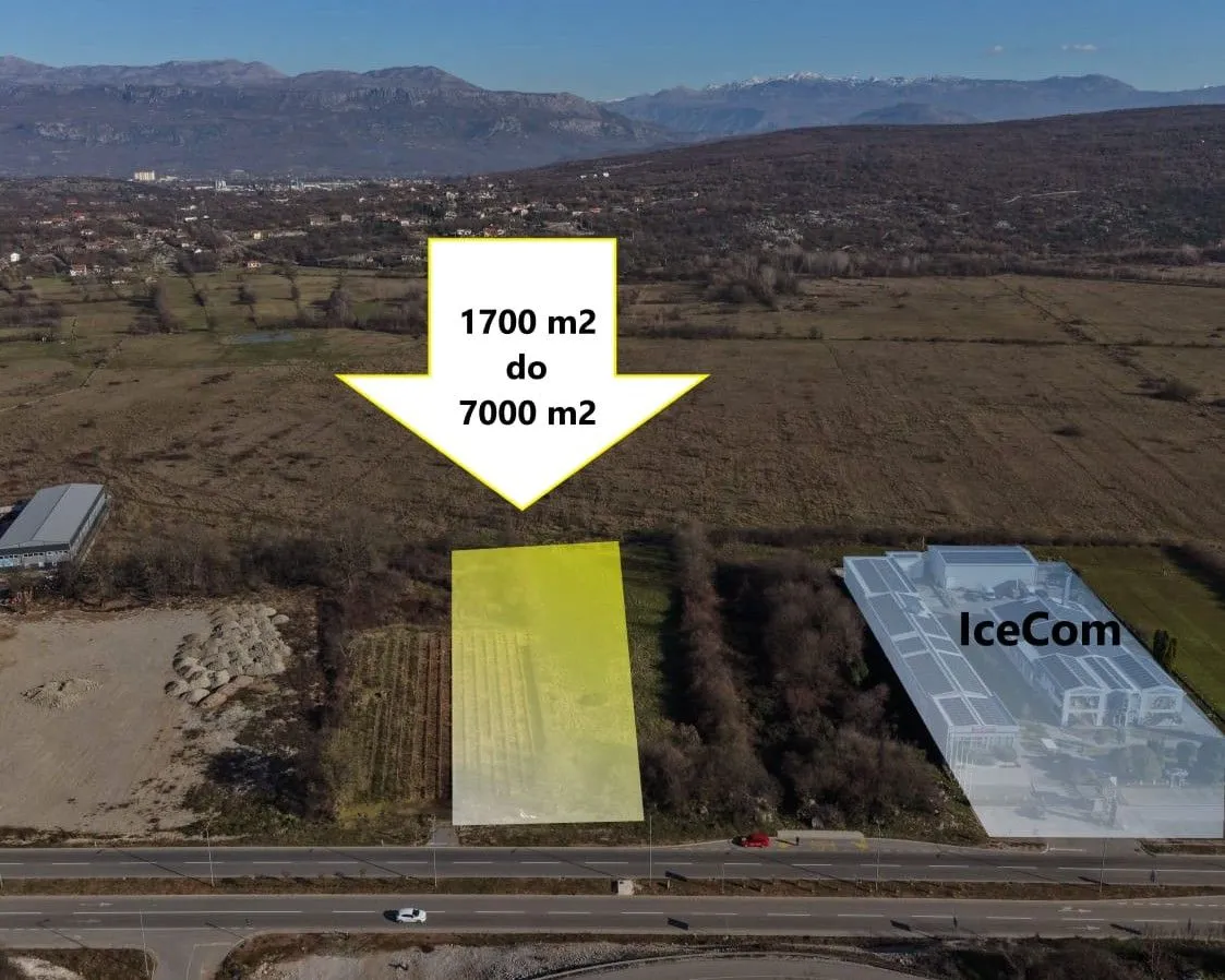 Prodaja, plac, 7000m², Podgorica, Crna Gora