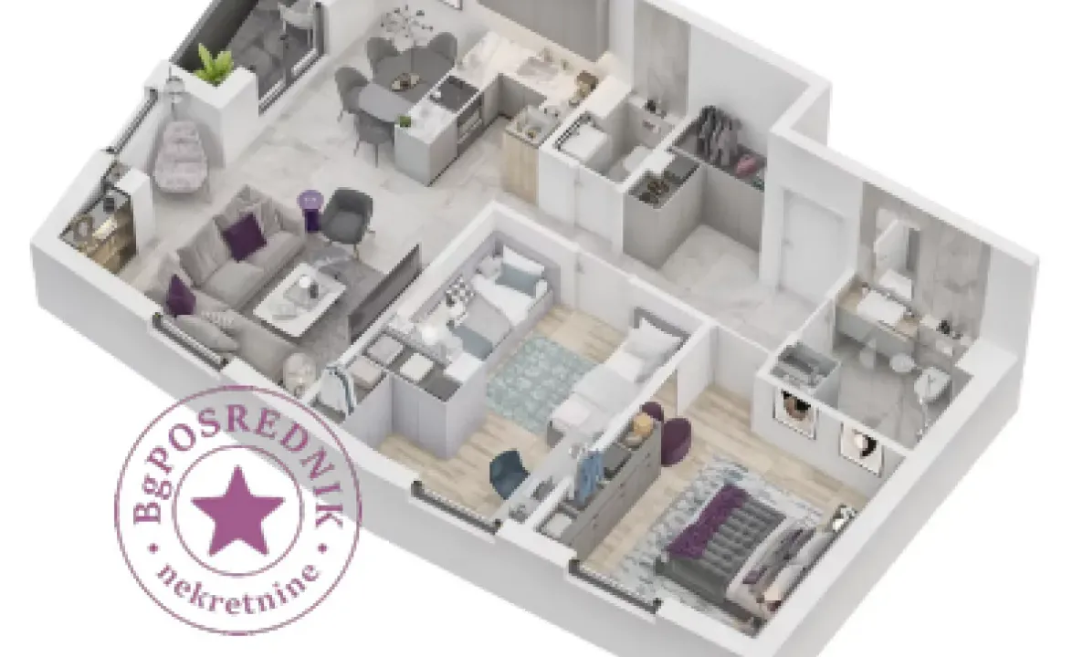 Sale, two bedroom apartment, 72m², Novi Banovci, Stara Pazova