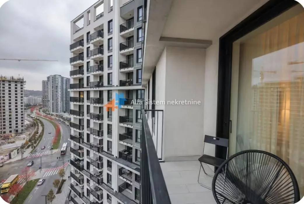 Rent, three bedroom apartment, 77m², Savski Venac, Beograd