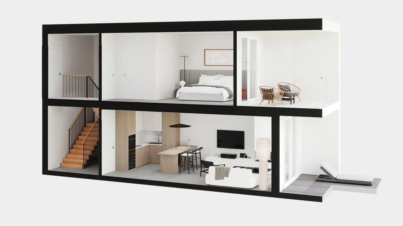 Prodaja, jednosoban stan, 72m², Bonići, Tivat