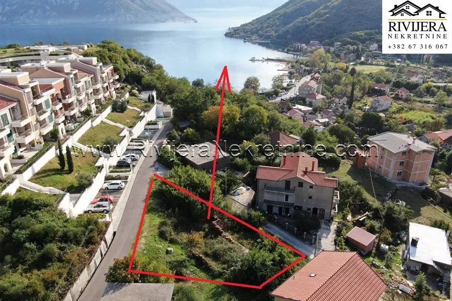 Prodaja, plac, 674m², Morinj, Kotor