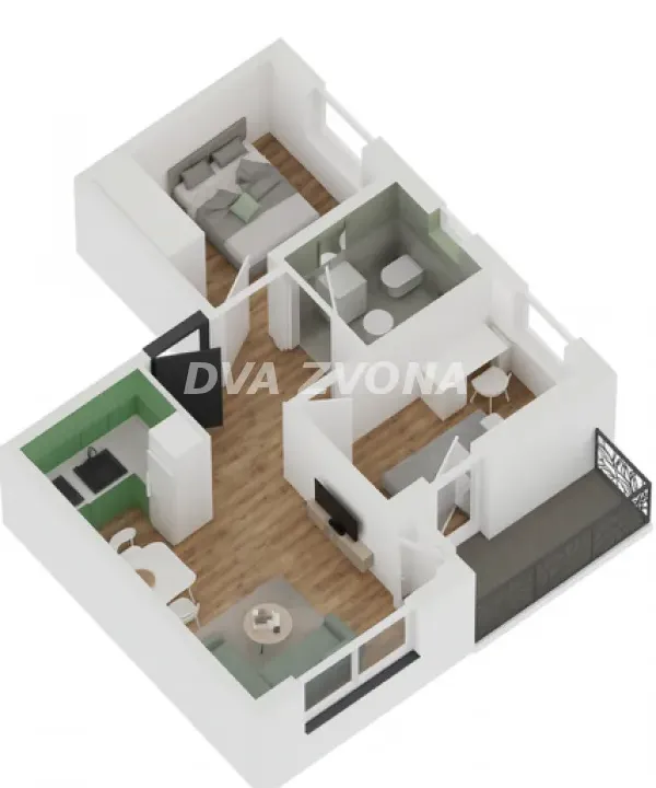 Prodaja, dvosoban stan, 42m², Adice, Novi Sad Sve Podlokacije