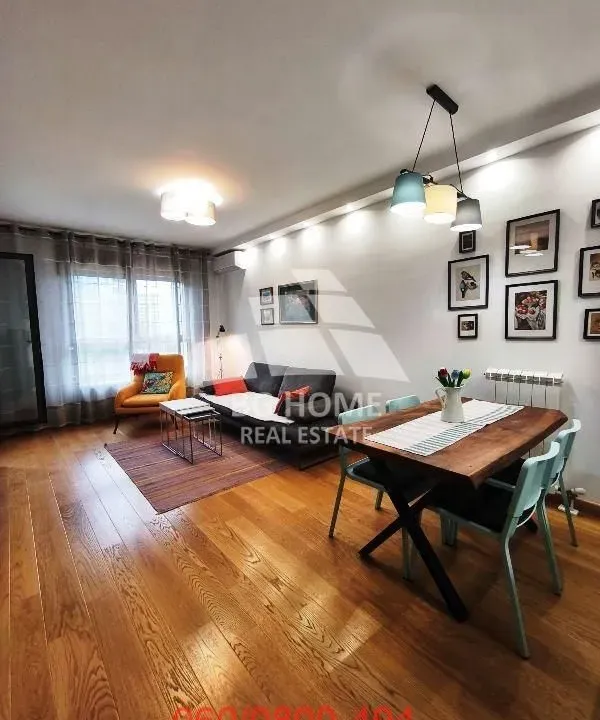 Izdavanje, dvosoban stan, 54m², Novi Beograd Blok 65, Novi Beograd Sve Podlokacije