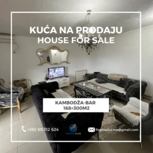 Prodaja, kuća, 168m², Bar, Crna Gora