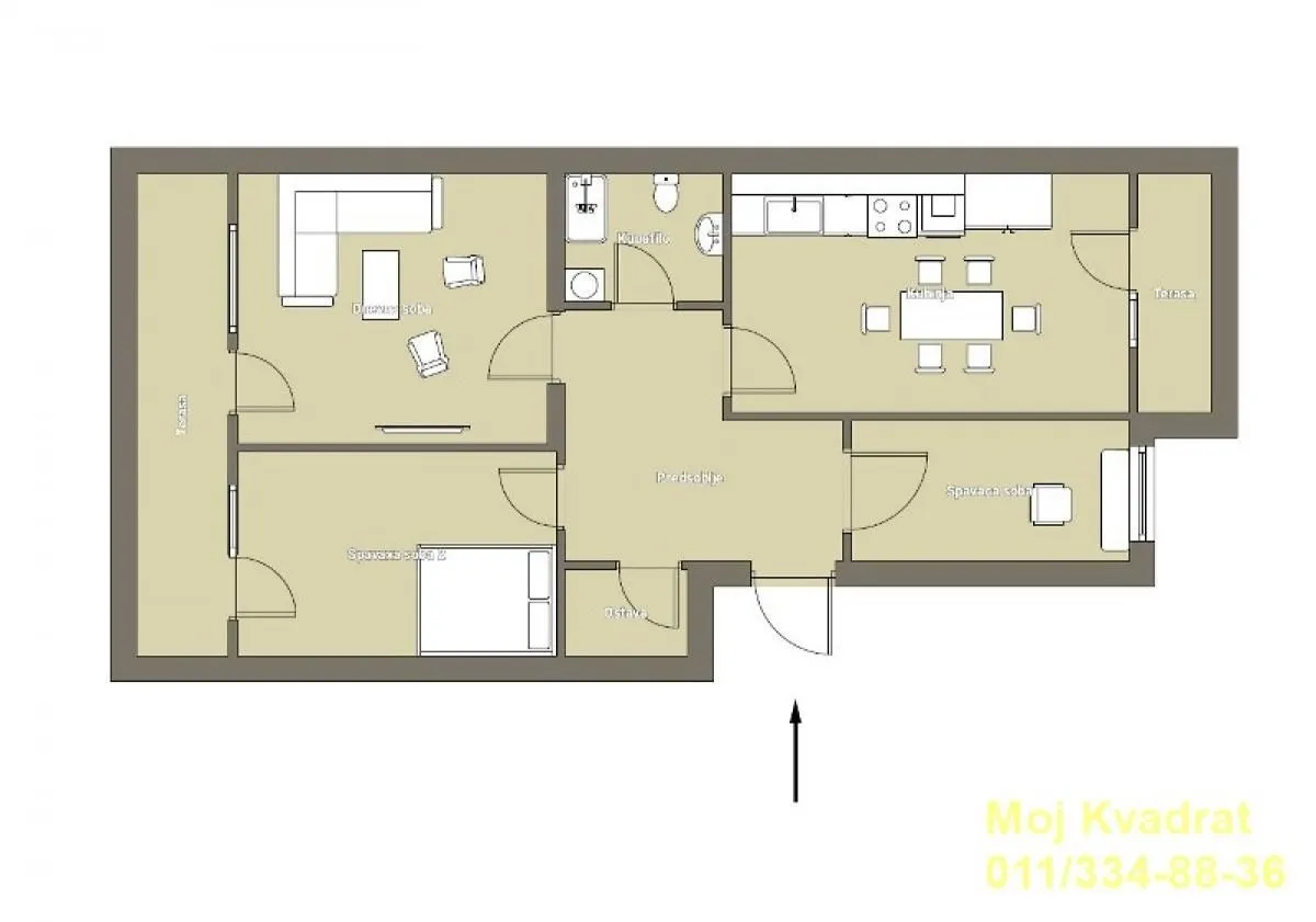 Prodaja, trosoban stan, 94m², Misa, Pančevo