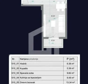 Prodaja, jednosoban stan, 48m², Zagorič, Podgorica - image 3