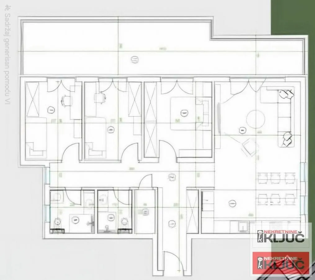 Prodaja, četvorosoban stan, 120m², Petrovaradin, Novi Sad