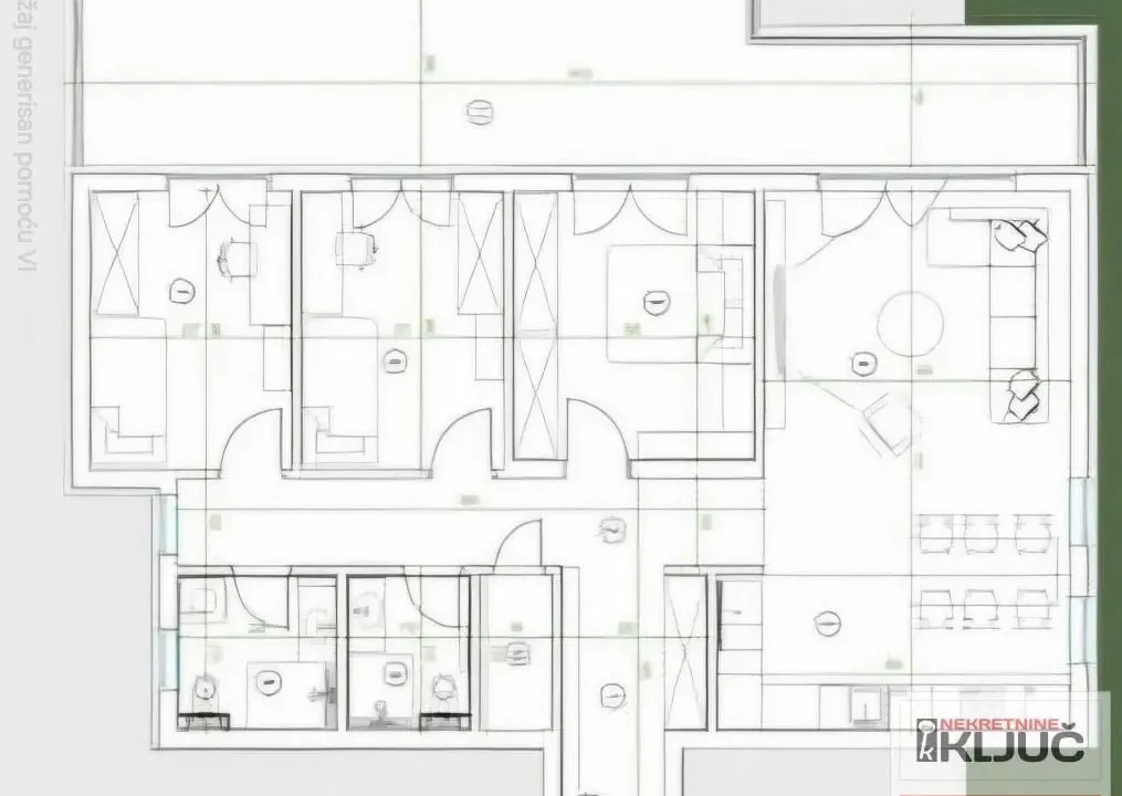 Sale, four bedroom apartment, 120m², Petrovaradin, Novi Sad