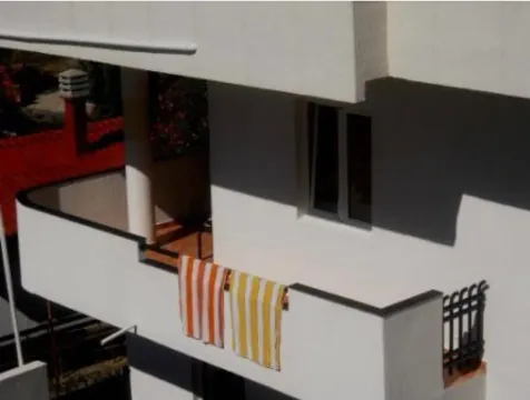 View of the terrace and part of the building facade. - image 5