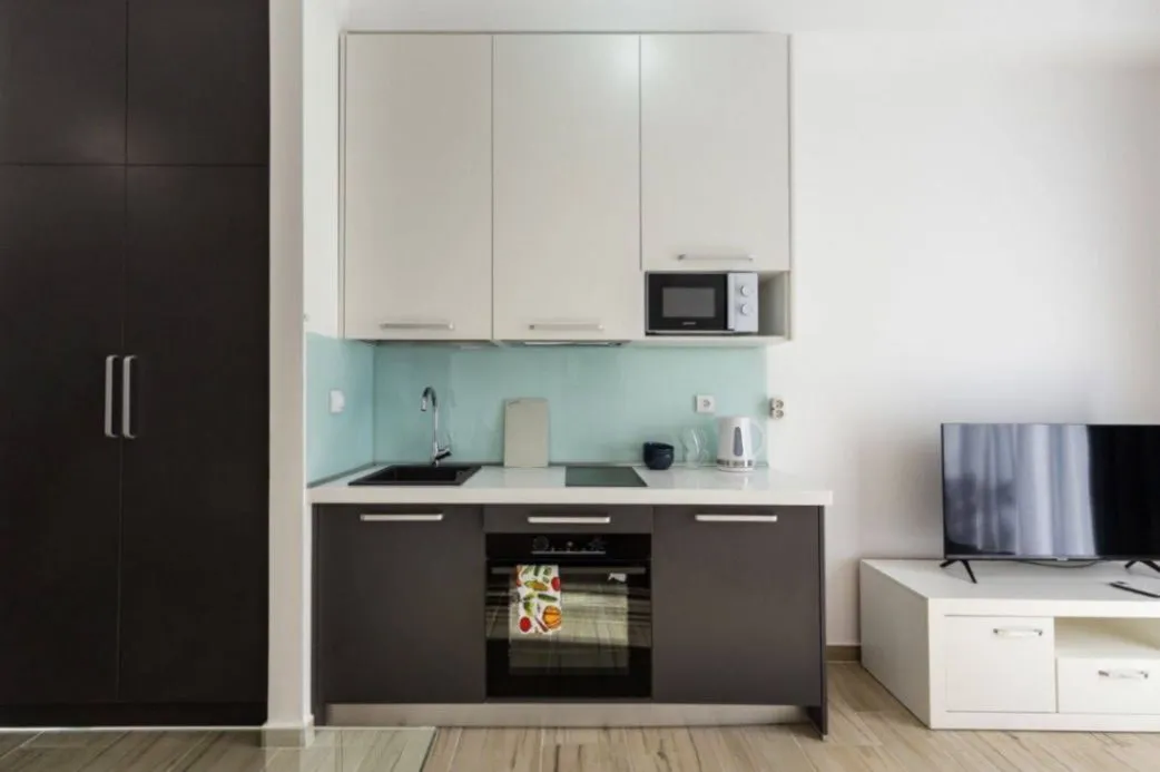Daily-rent, studio apartment, 28m², Bečići, Budva
