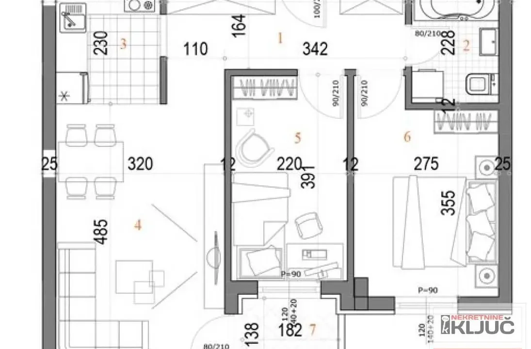 Prodaja, dvosoban stan, 54m², Bulevar patrijarha Pavla, Novi Sad Sve Podlokacije