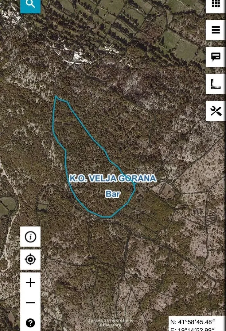 Prodaja, plac, 22000m², Bar, Crna Gora