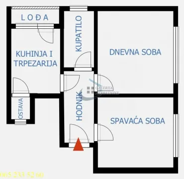 Sale, two bedroom apartment, 60m², Vračar Sve Podlokacije, Beograd - image 6