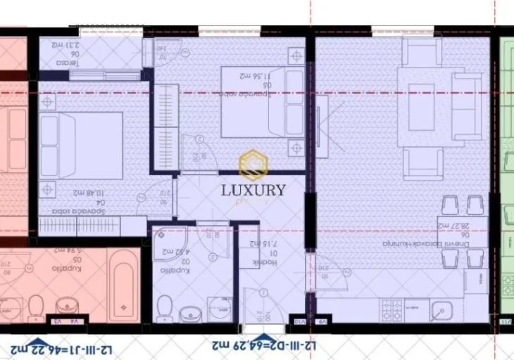 Prodaja, dvosoban stan, 64m², Zabjelo, Podgorica