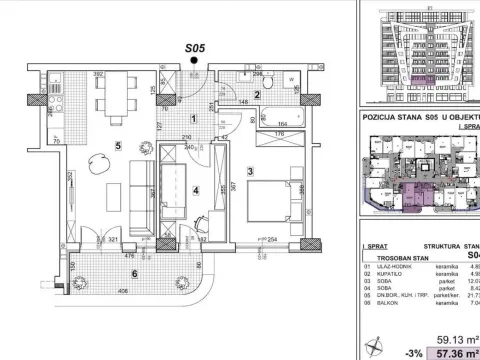 Prodaja, jednosoban stan, 57m², Telep, Novi Sad Sve Podlokacije - image 4