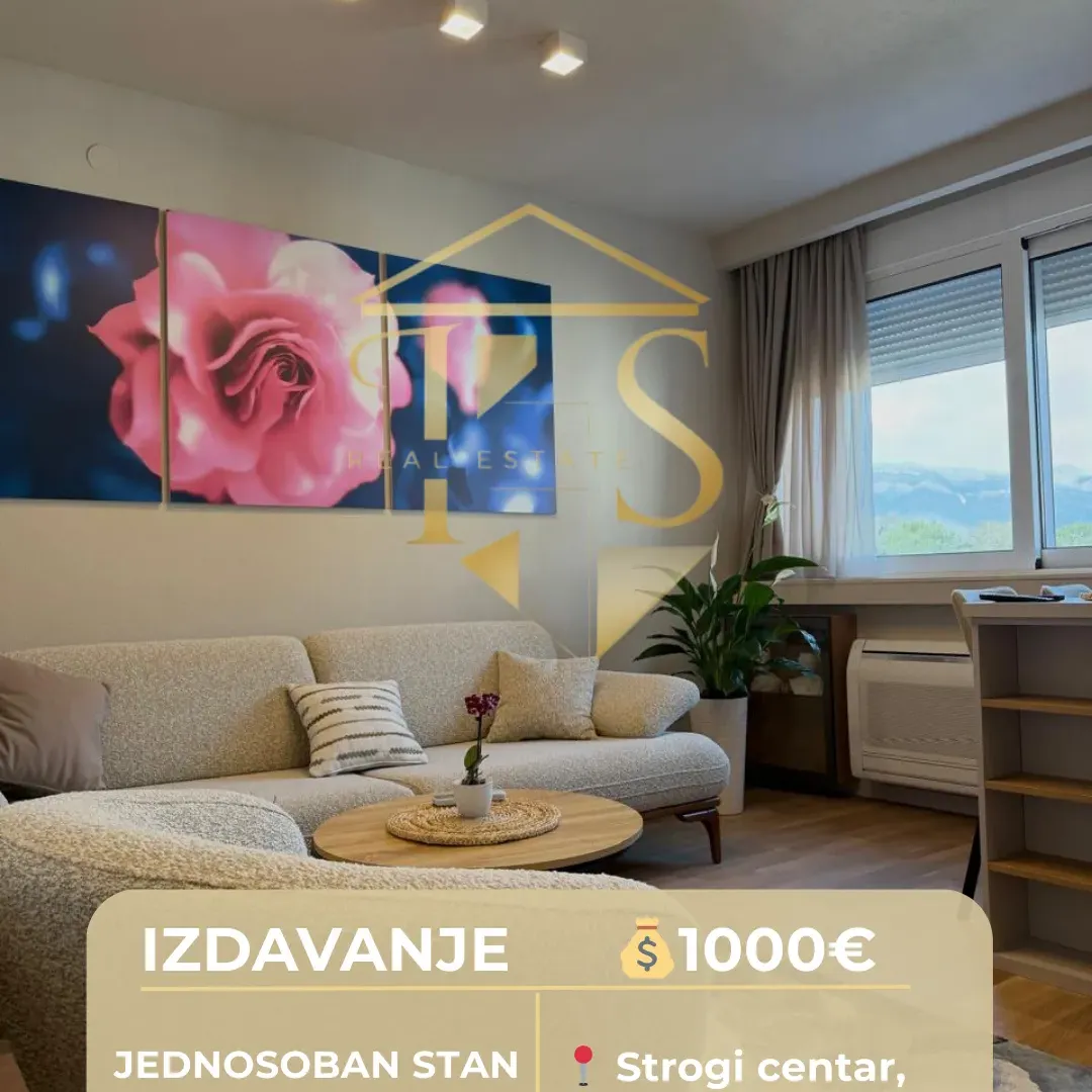 Rent, one bedroom apartment, 45m², Centar, Tivat