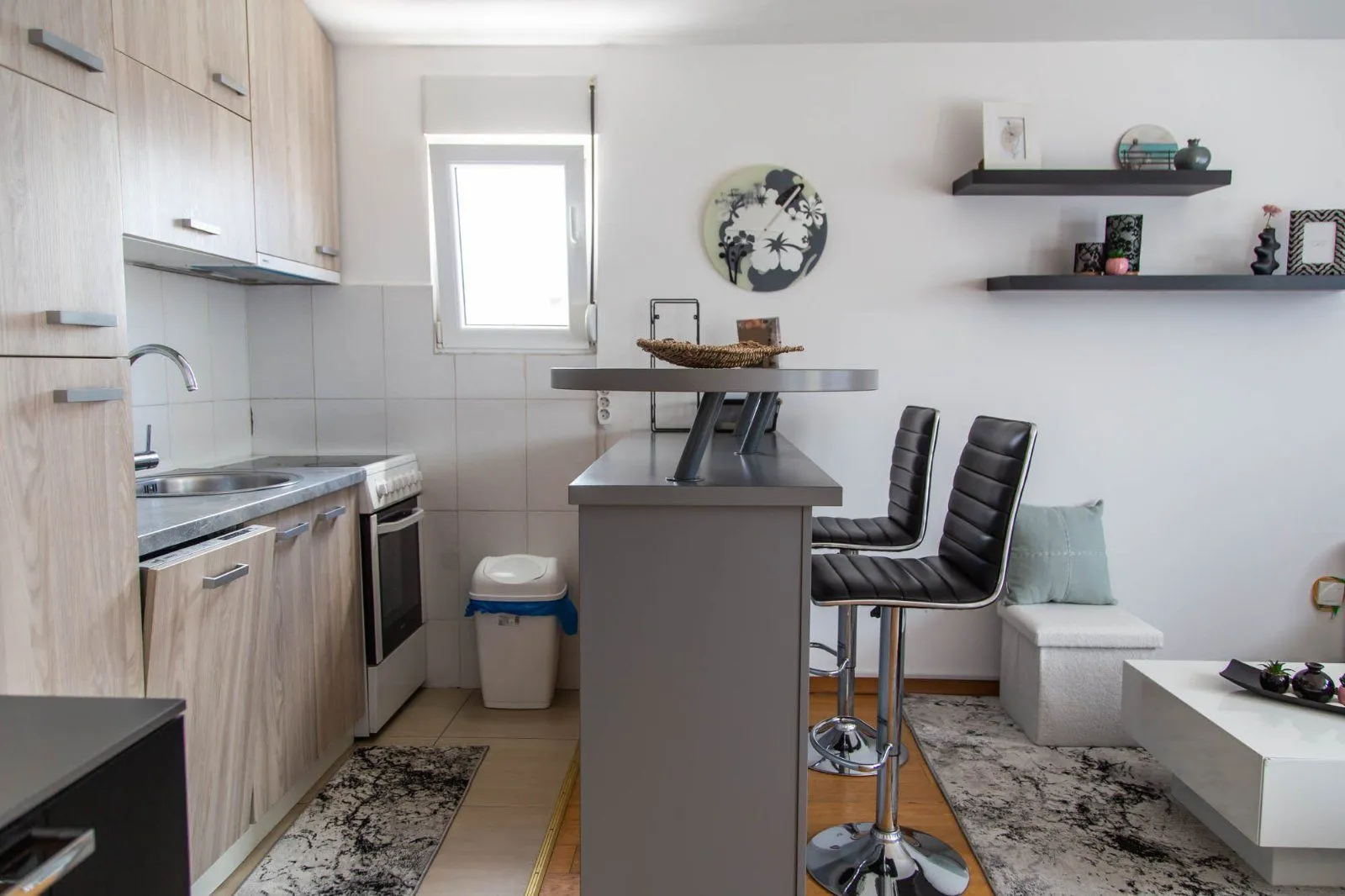 Rent, one bedroom apartment, 59m², Central Point, Podgorica
